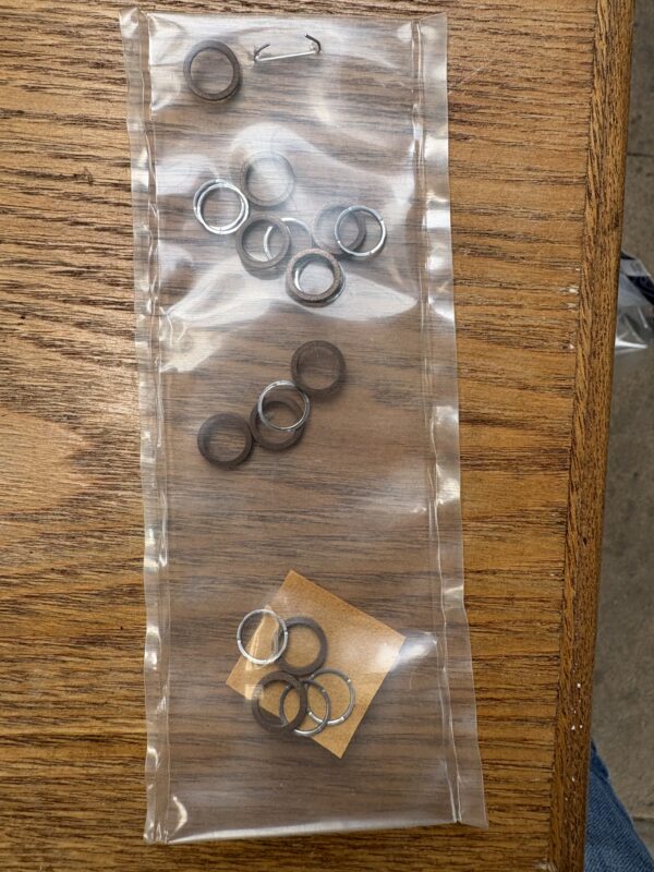 diesel common rail injector seals kit, oe  F00VC99002 x 10